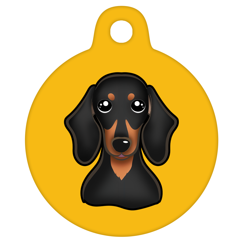38mm Diameter Large Size - Dachshund Dog