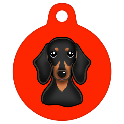 38mm Diameter Large Size - Dachshund Dog