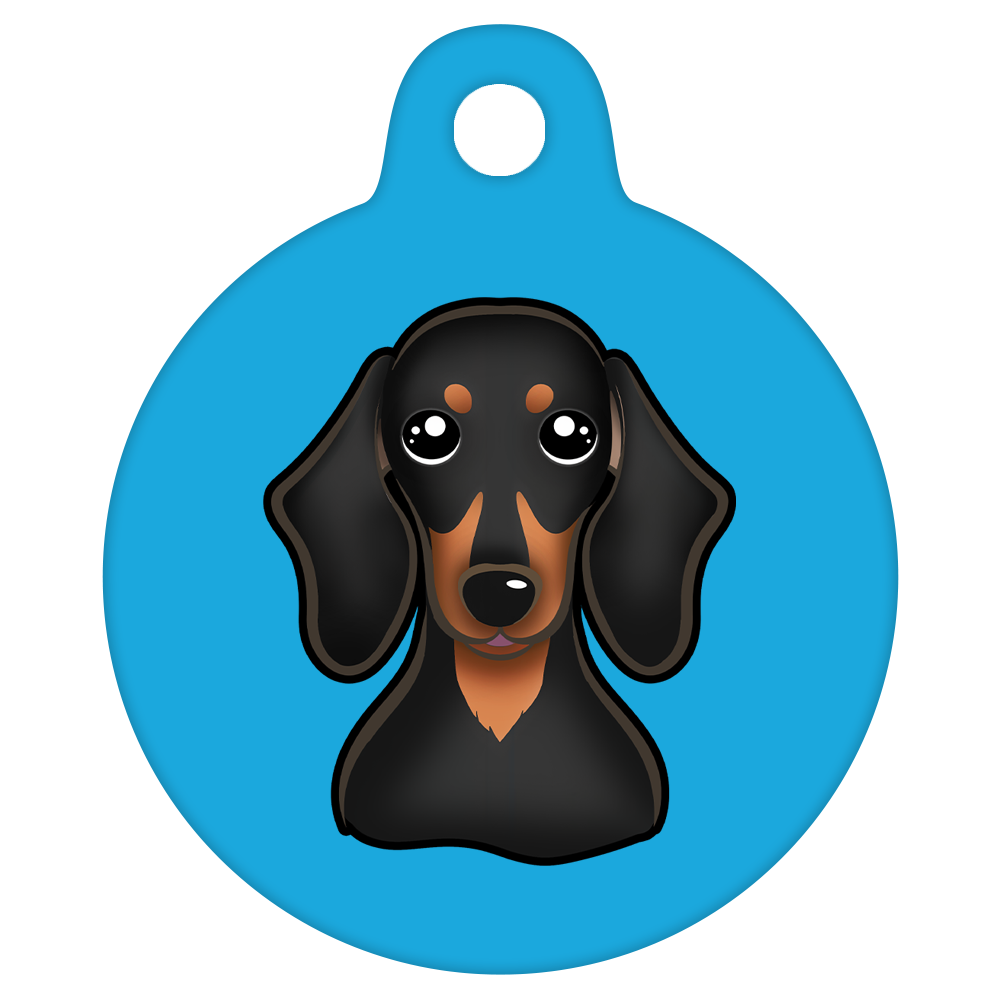 38mm Diameter Large Size - Dachshund Dog