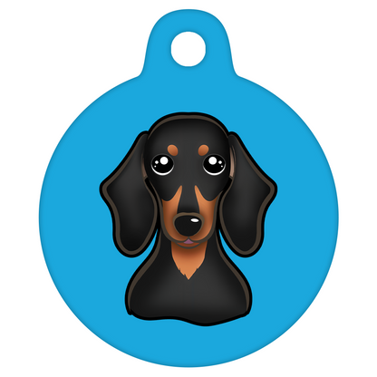 19mm Diameter Tiny Size - Dachshund Dog