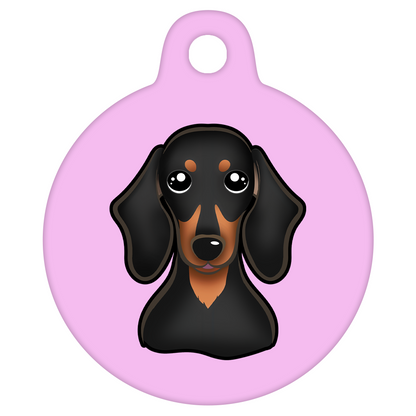 19mm Diameter Tiny Size - Dachshund Dog