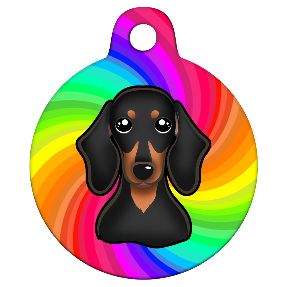 38mm Diameter Large Size - Dachshund Dog