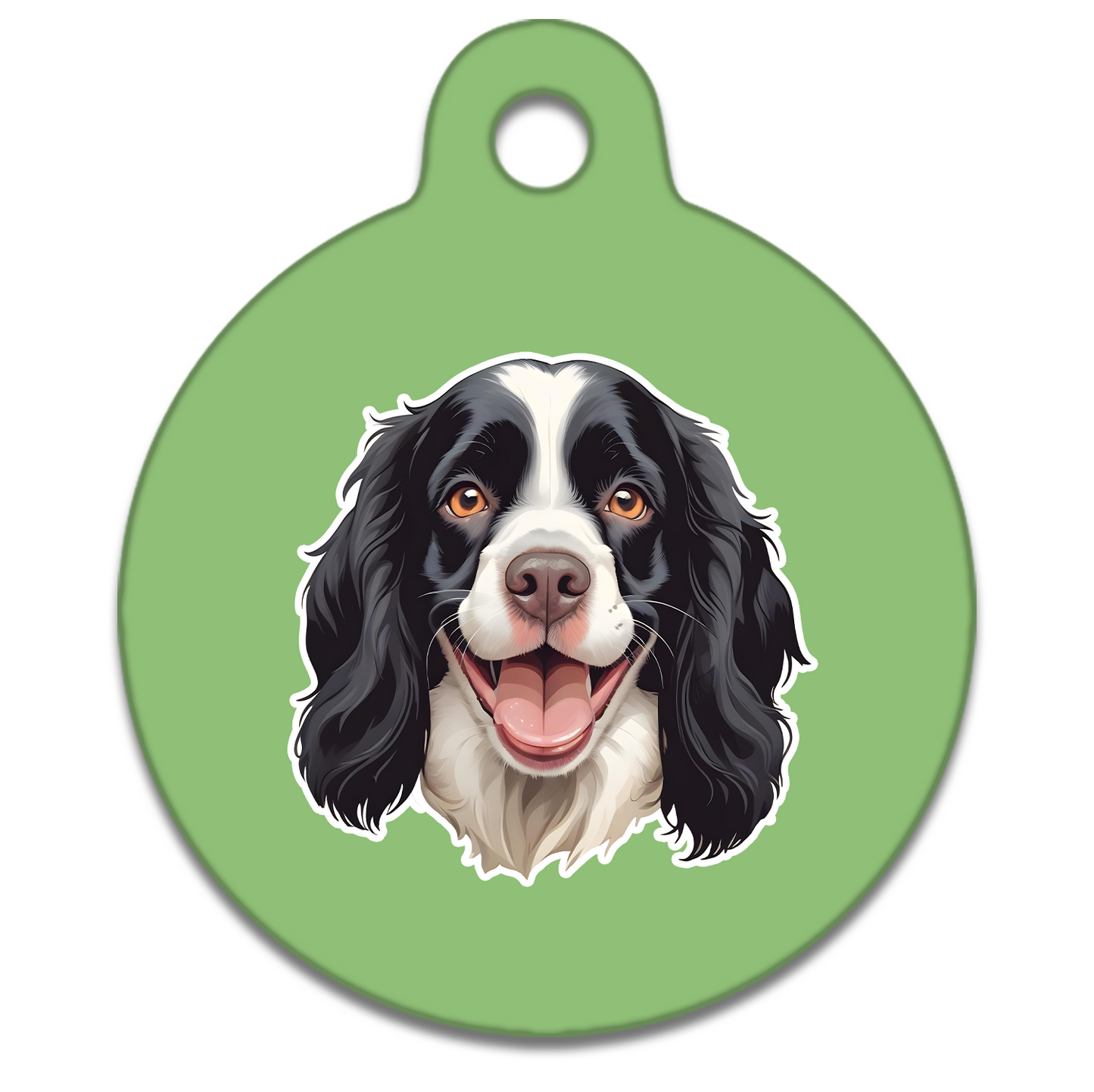 19mm Diameter Tiny Size - Spaniel Design