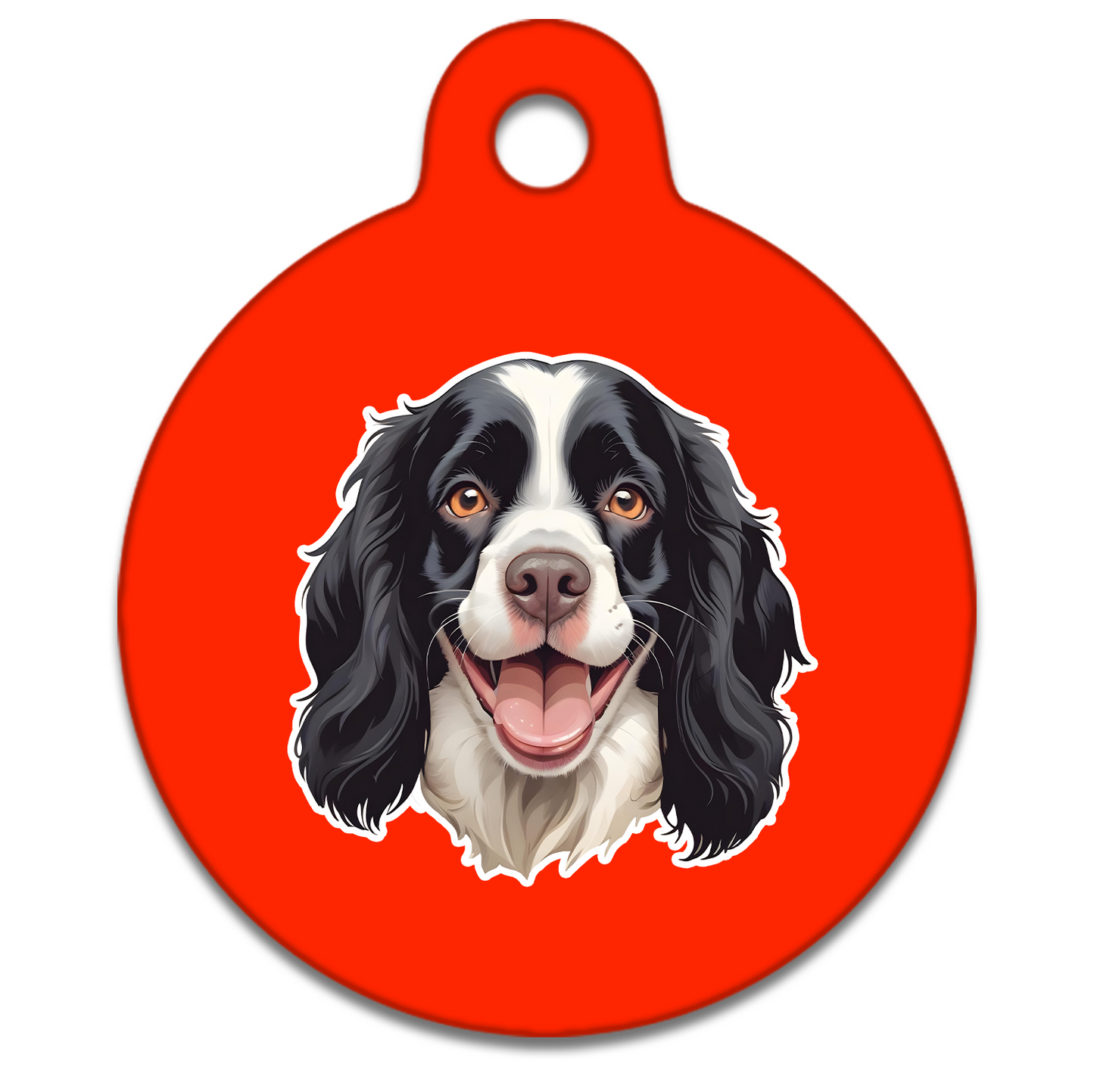 25mm Diameter Small Size - Spaniel Design