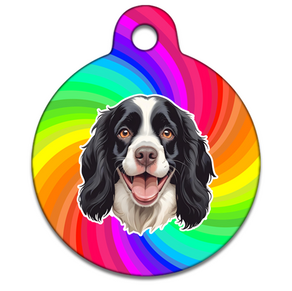 19mm Diameter Tiny Size - Spaniel Design