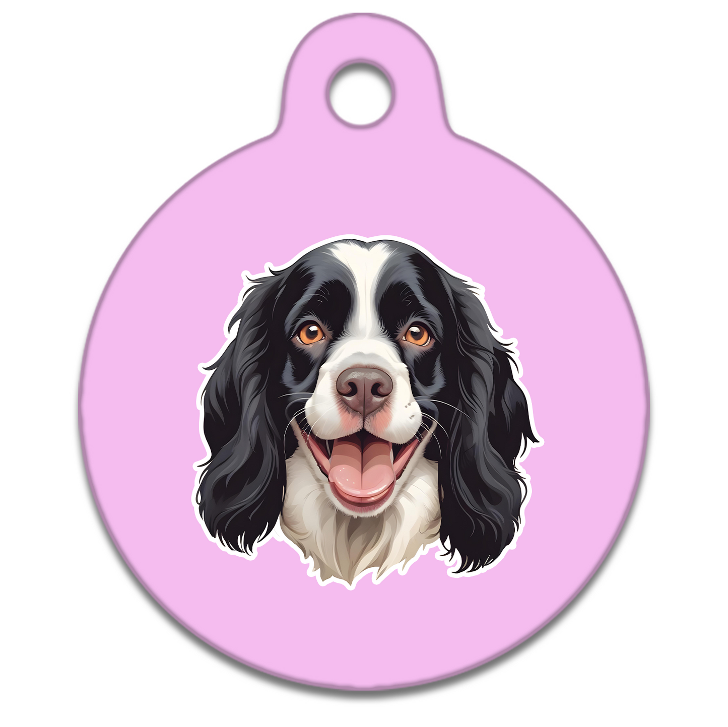 19mm Diameter Tiny Size - Spaniel Design
