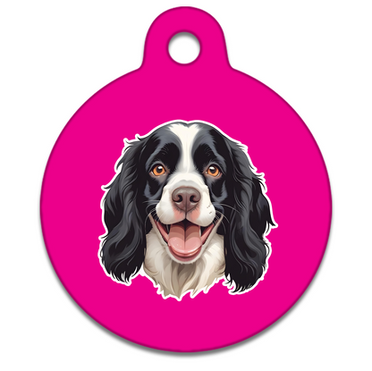 19mm Diameter Tiny Size - Spaniel Design