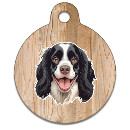 31mm Diameter Medium Size - Cocker Spaniel Design