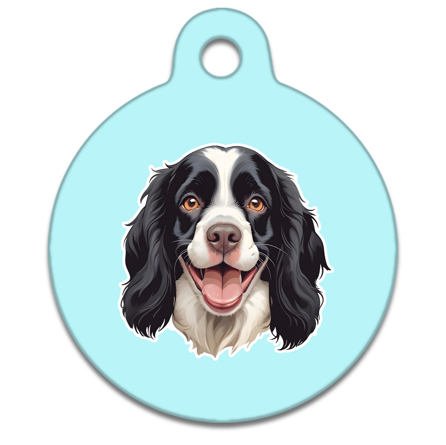25mm Diameter Small Size - Spaniel Design