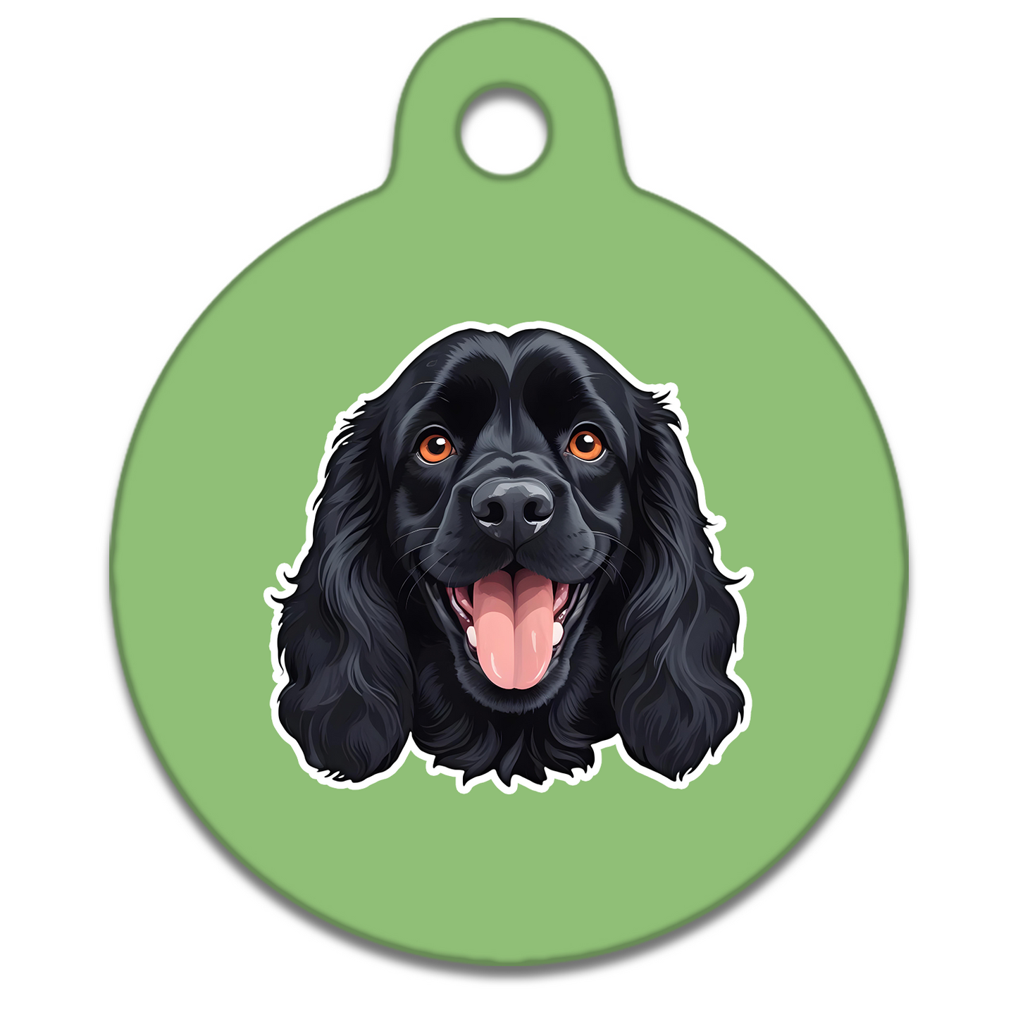 19mm Diameter Tiny Size - Spaniel Design