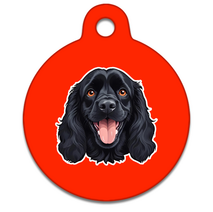 19mm Diameter Tiny Size - Spaniel Design