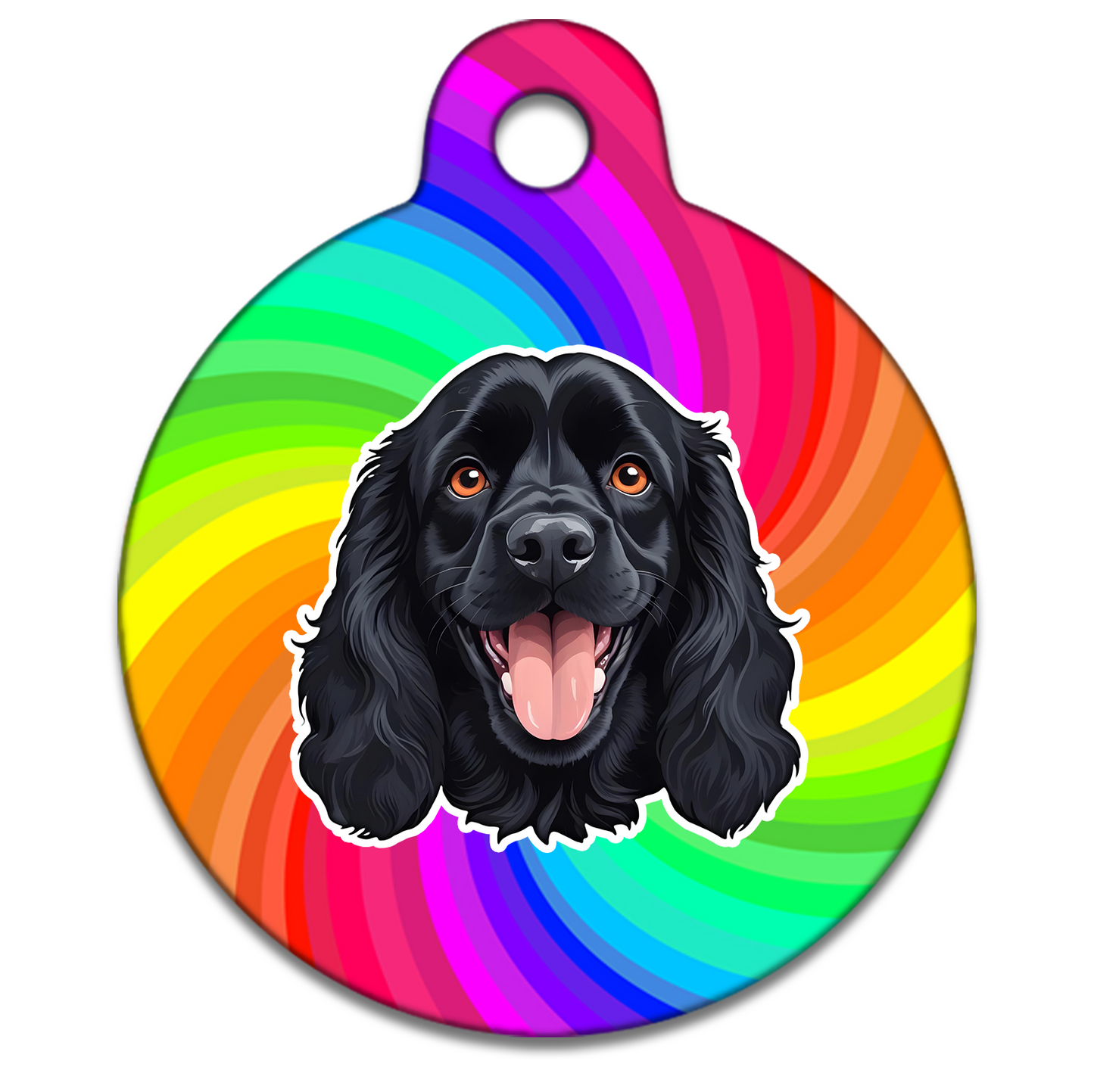19mm Diameter Tiny Size - Spaniel Design
