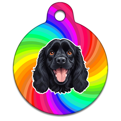 25mm Diameter Small Size - Spaniel Design