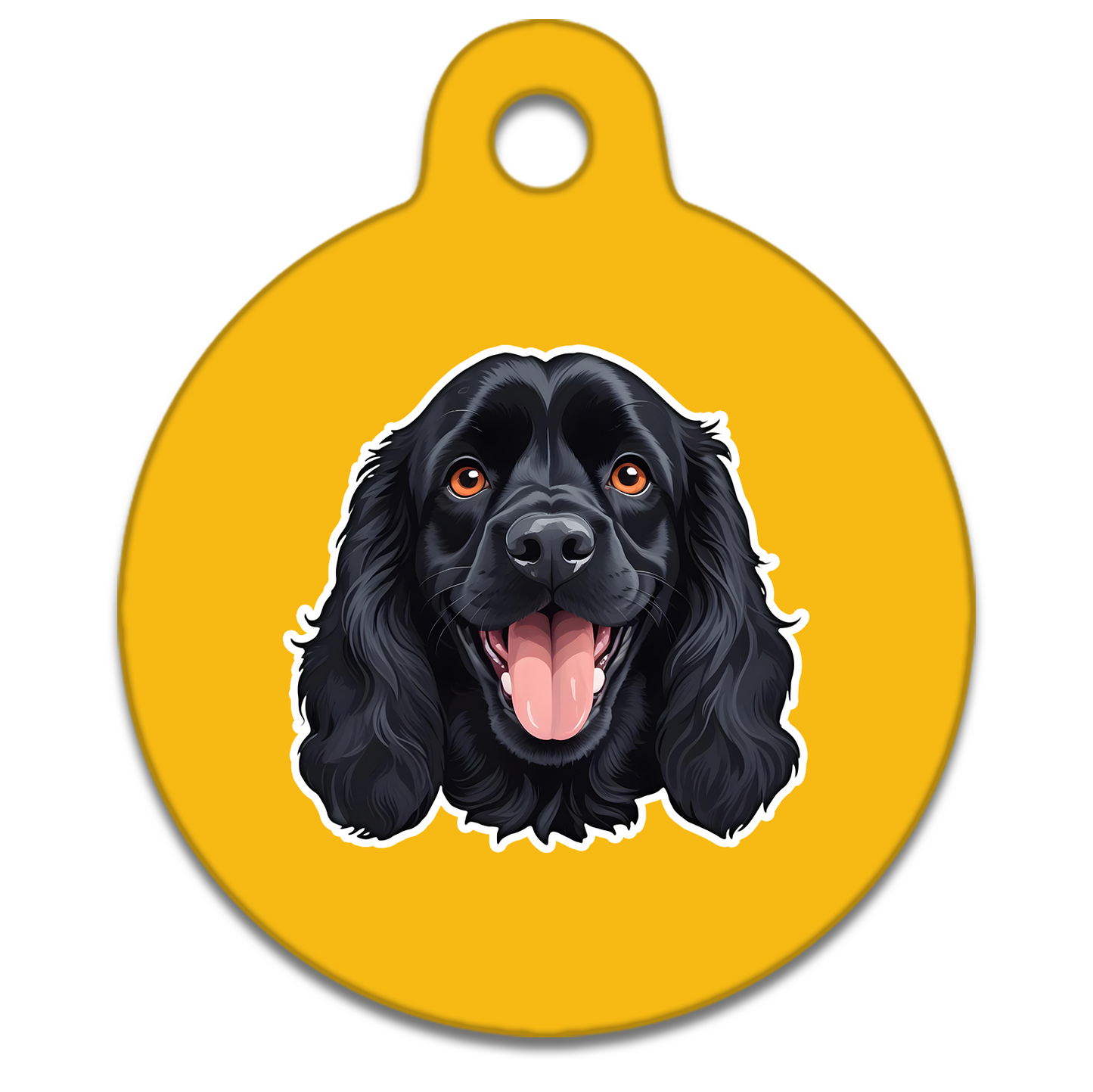 19mm Diameter Tiny Size - Spaniel Design