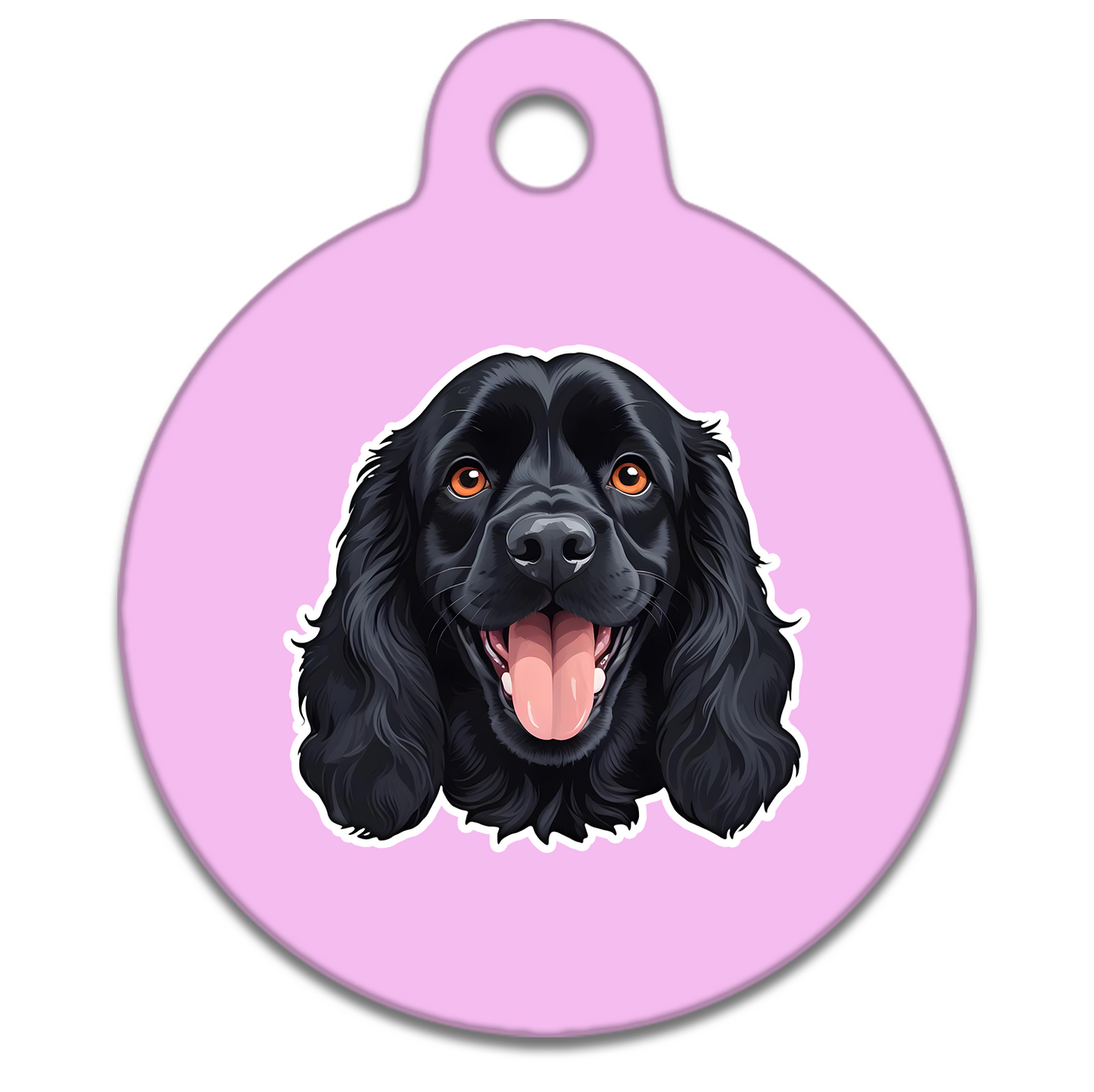 19mm Diameter Tiny Size - Spaniel Design