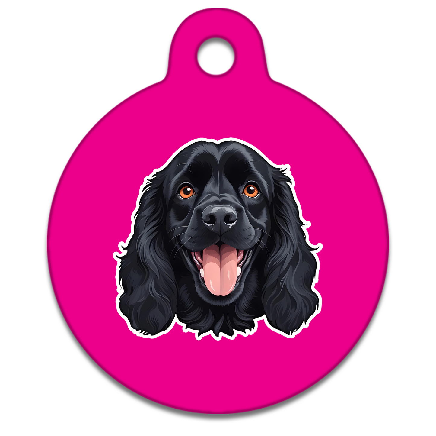 19mm Diameter Tiny Size - Spaniel Design