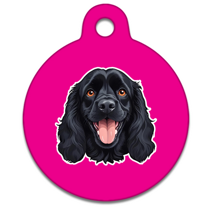 25mm Diameter Small Size - Spaniel Design