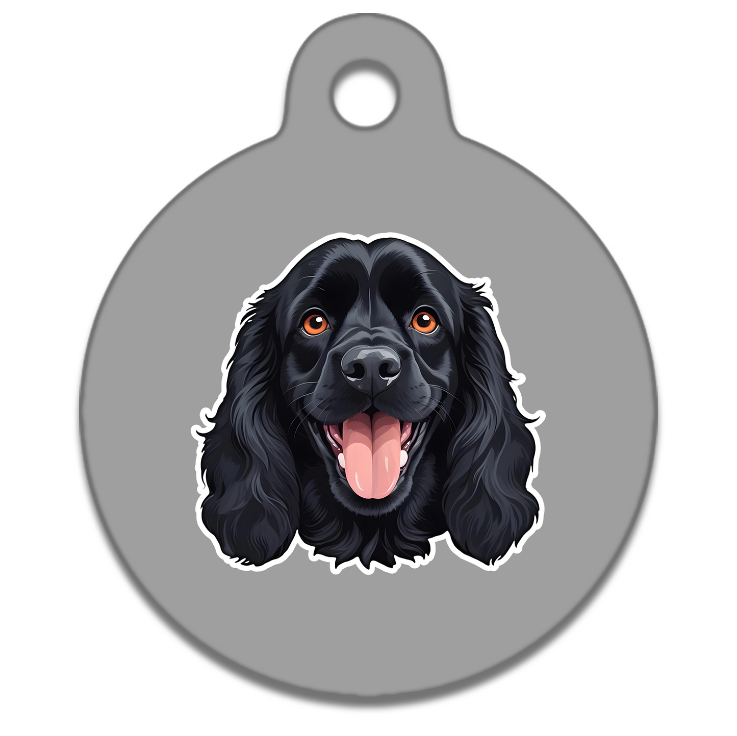 19mm Diameter Tiny Size - Spaniel Design
