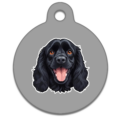 19mm Diameter Tiny Size - Spaniel Design