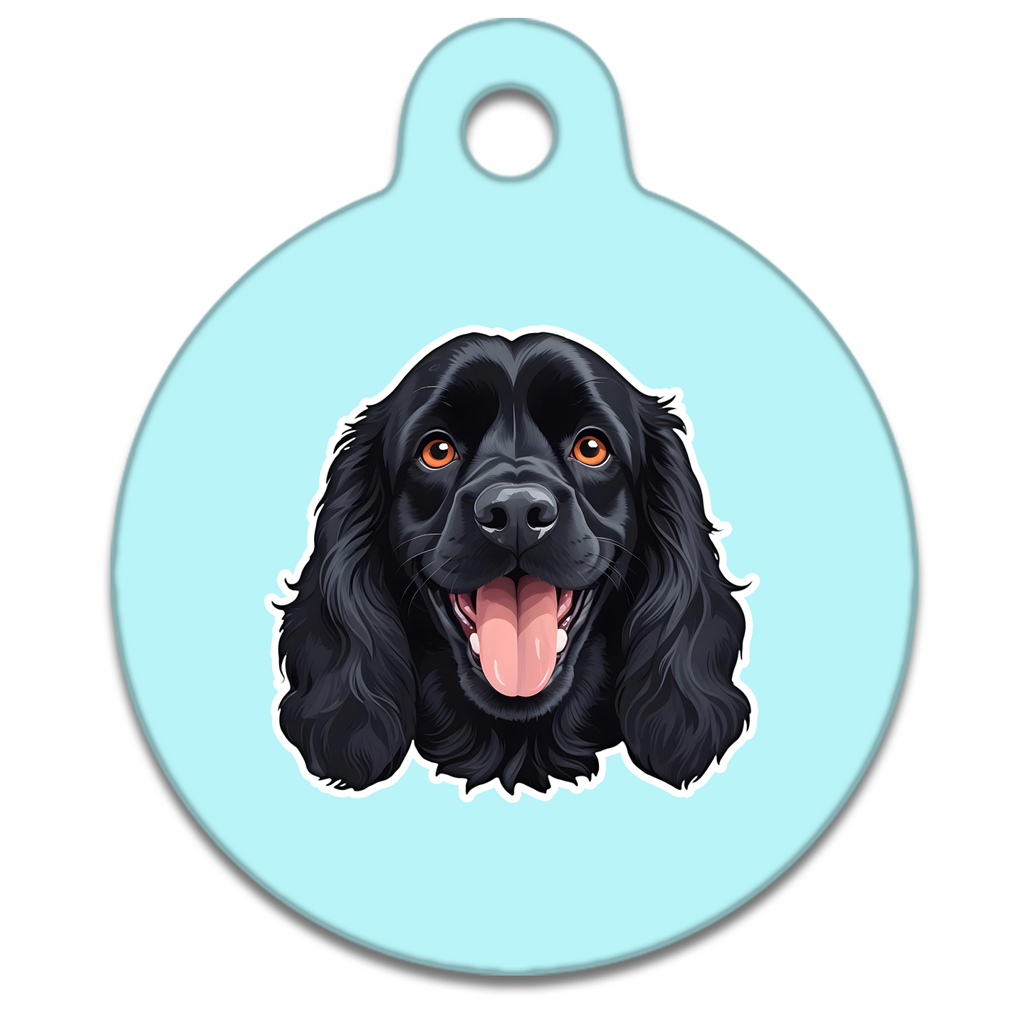 19mm Diameter Tiny Size - Spaniel Design