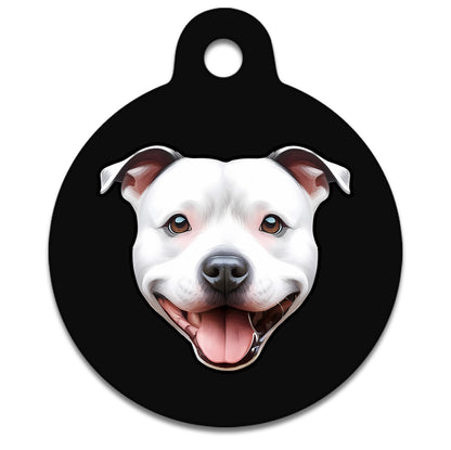 19mm Diameter Tiny Size - Staffie Dog