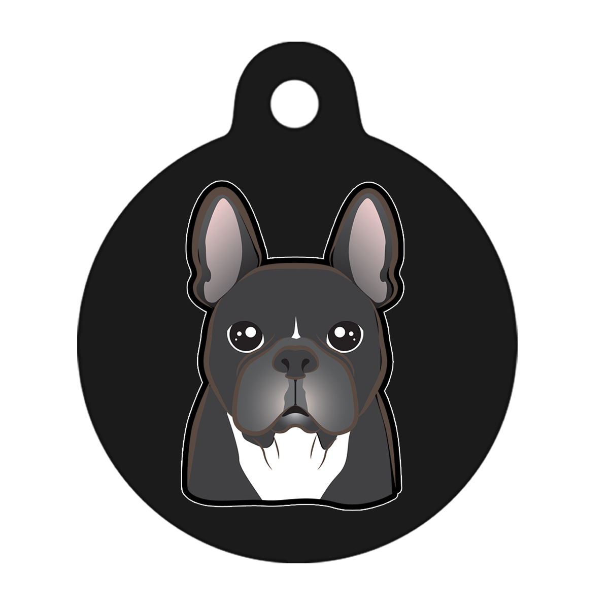 25mm Diameter Small Size - French Bulldog Design