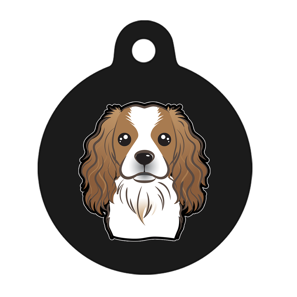 31mm Diameter Medium Size - Cavalier King Charles Spaniel Dog