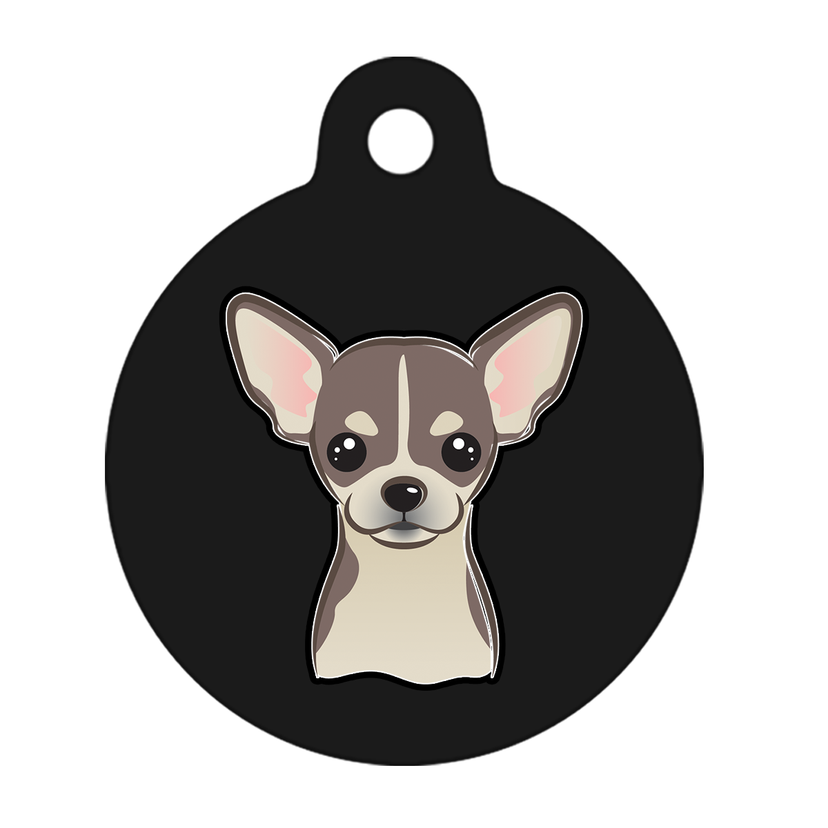 38mm Diameter Large Size - Chihuahua Dog