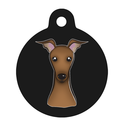 19mm Diameter Tiny Size - Greyhound Dog