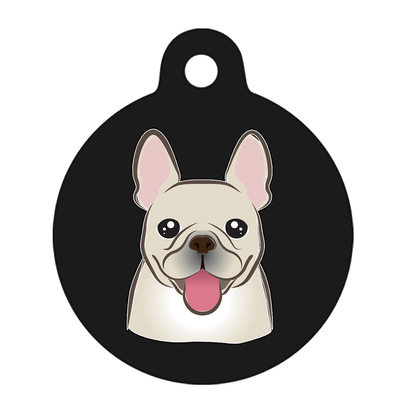 25mm Diameter Small Size - French Bulldog Design