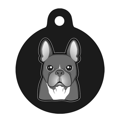 19mm Diameter Tiny Size - French Bulldog Design