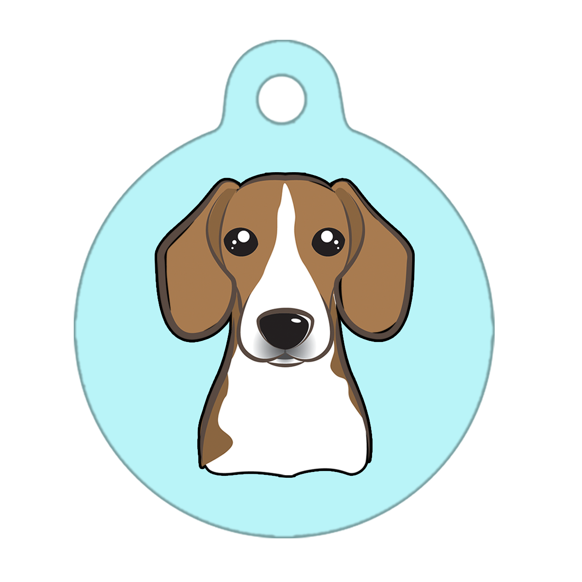 38mm Diameter Large Size - Beagle Dog