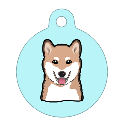 25mm Diameter Small Size - Shiba Inu Dog