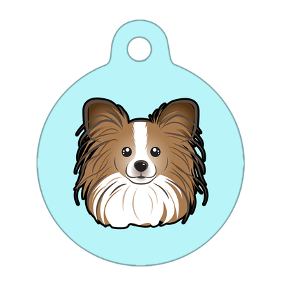 25mm Diameter Small Size - Papillon Dog