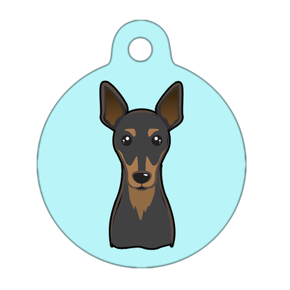 25mm Diameter Small Size - Pinscher Dog
