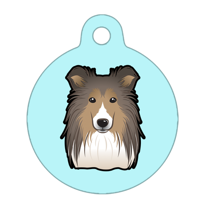 25mm Diameter Small Size - Shetland Dog
