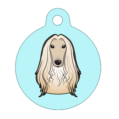 19mm Diameter Tiny Size - Afghan Hound Dog
