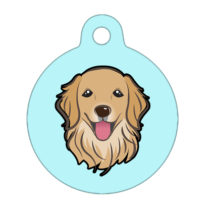 25mm Diameter Small Size - Golden Retriever Dog