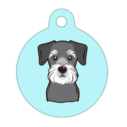 38mm Diameter Large Size - Schnauzer Dog