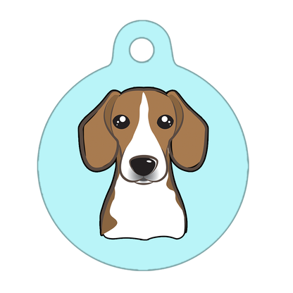 19mm Diameter Tiny Size - Beagle Dog