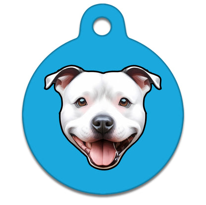 19mm Diameter Tiny Size - Staffie Dog