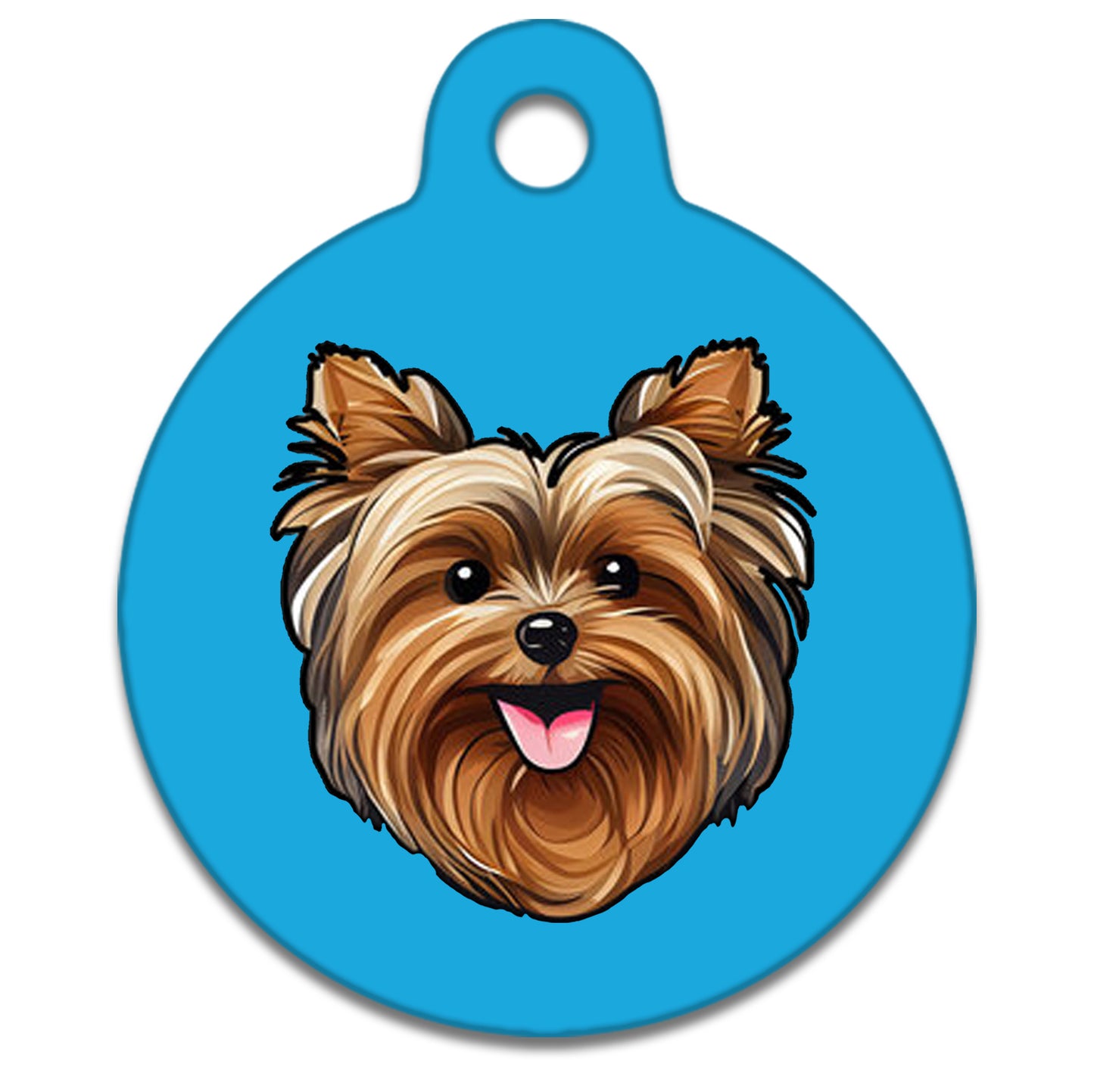 31mm Diameter Medium Size - Yorkshire Terrier Dog