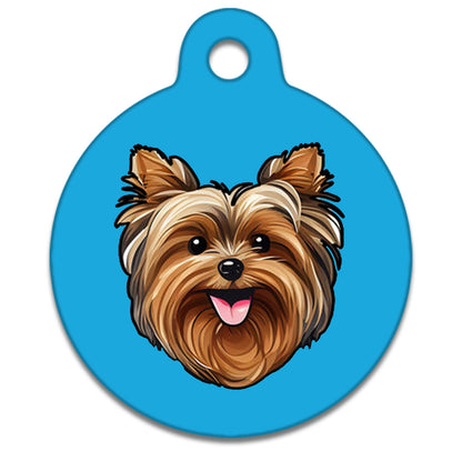 31mm Diameter Medium Size - Yorkshire Terrier Dog