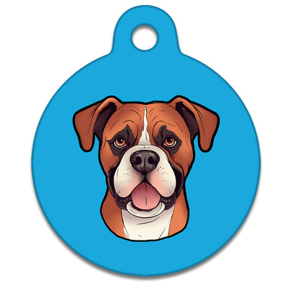 25mm Diameter Small Size - Boxer Dog