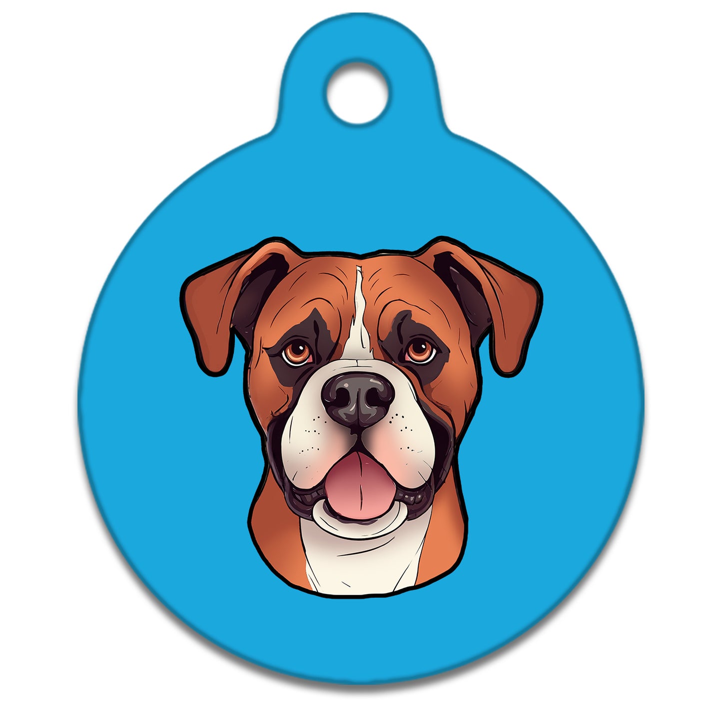 19mm Diameter Tiny Size - Boxer Dog