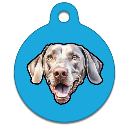 31mm Diameter Medium Size - Weimaraner Dog