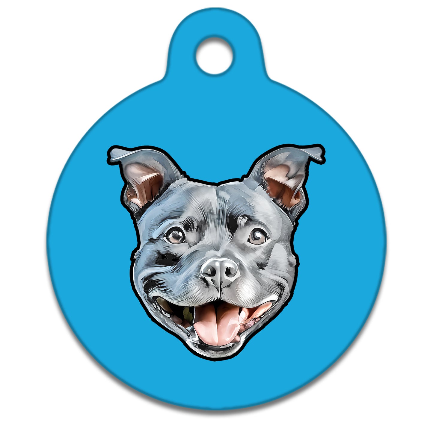 25mm Diameter Small Size - Staffie Dog
