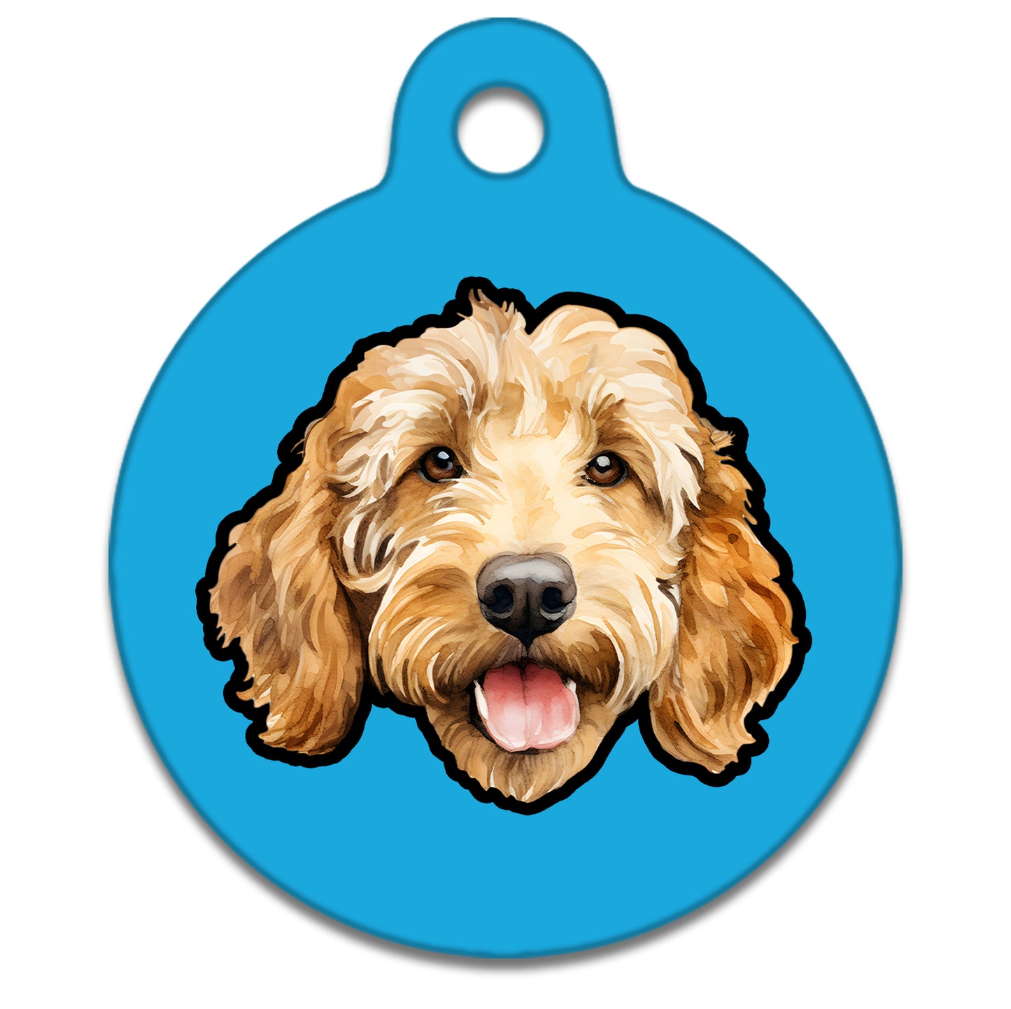 19mm Diameter Tiny Size - Doodle Dog