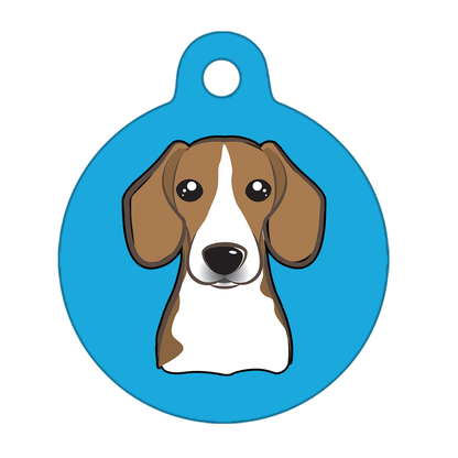 19mm Diameter Tiny Size - Beagle Dog