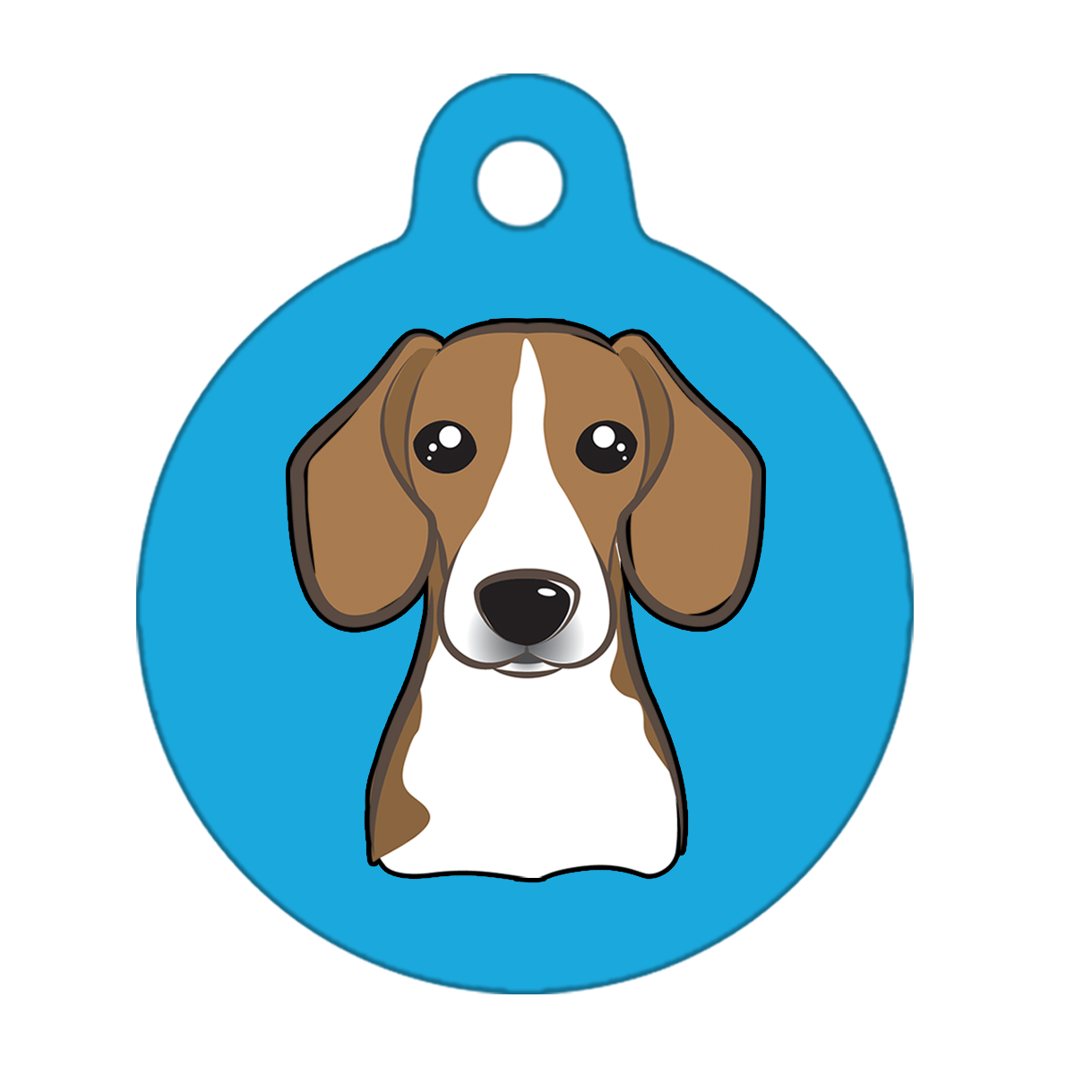 25mm Diameter Small Size - Beagle Dog